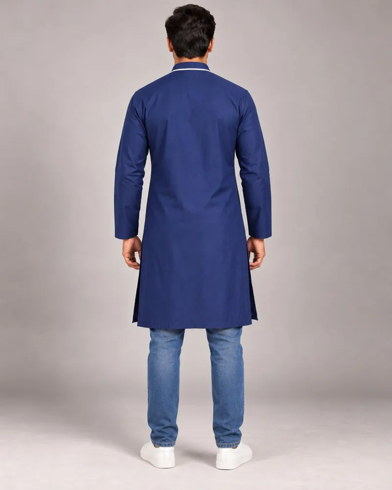 Axis kurta, back — AI-styled photo 2 of 3