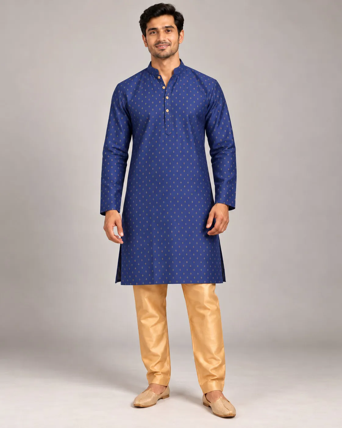 Constellation kurta set, front — AI-styled photo 1 of 3