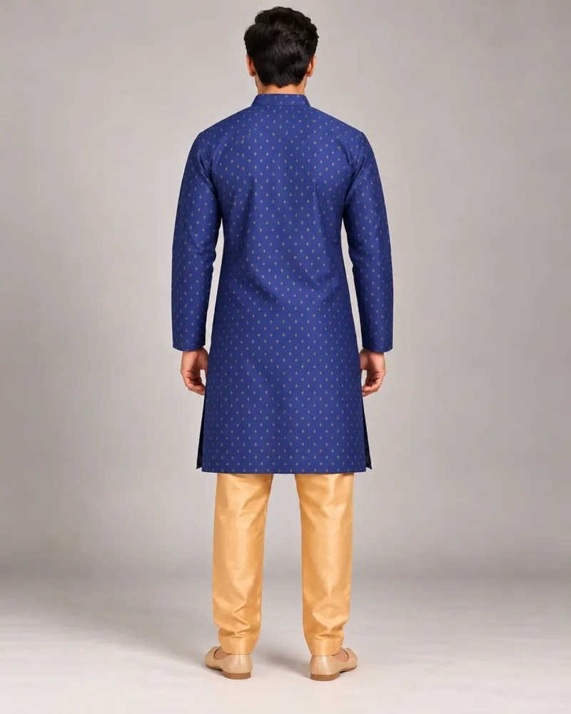 Constellation kurta set, back — AI-styled photo 2 of 3
