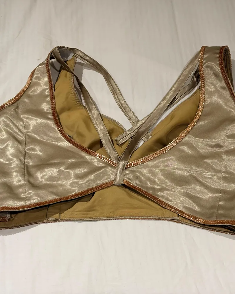 The actual blouse, back with crossed straps — photo 5 of 5